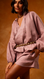Camisa Raglan Eva Mauve