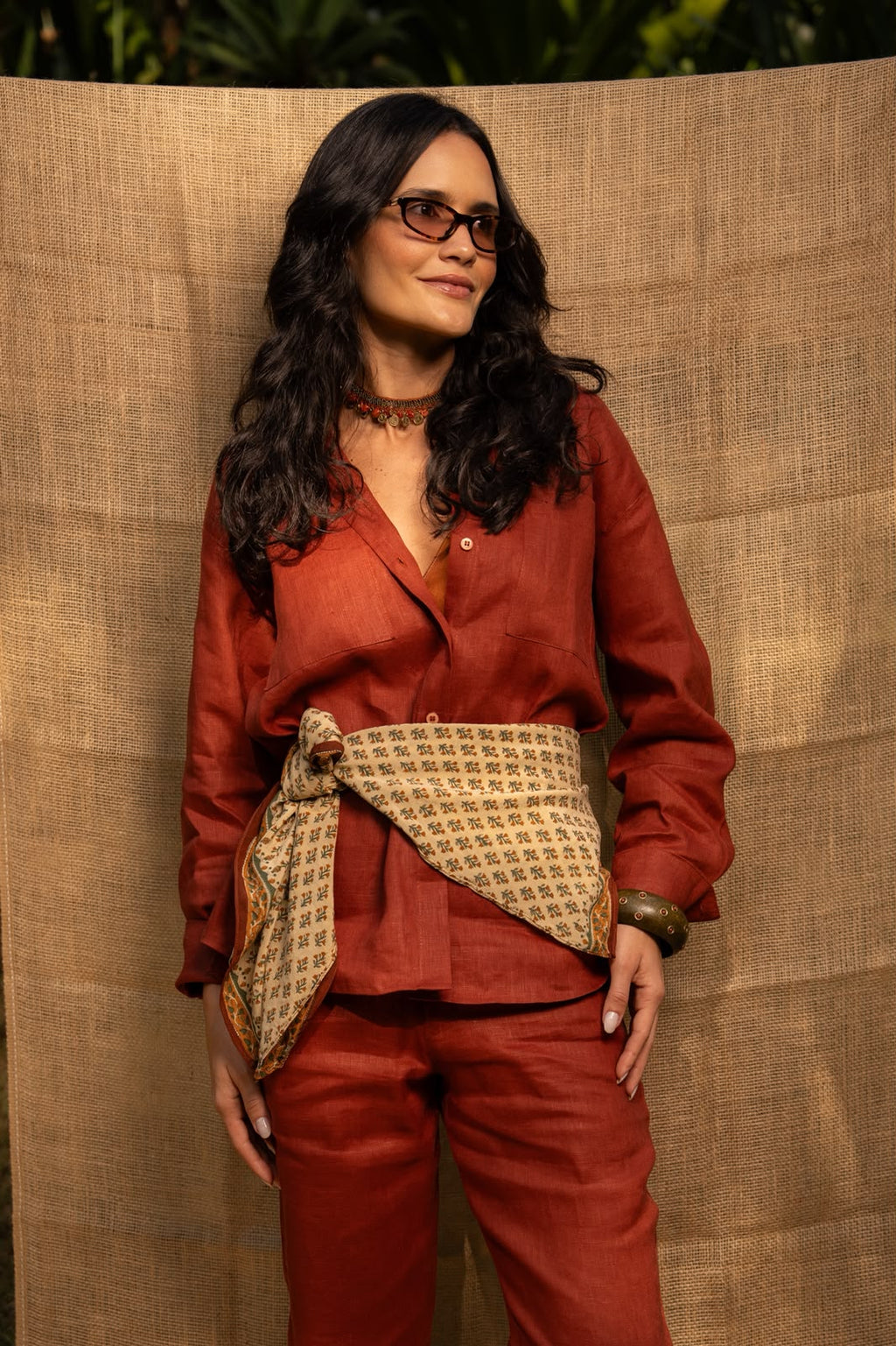 Camisa Vitória Terracota